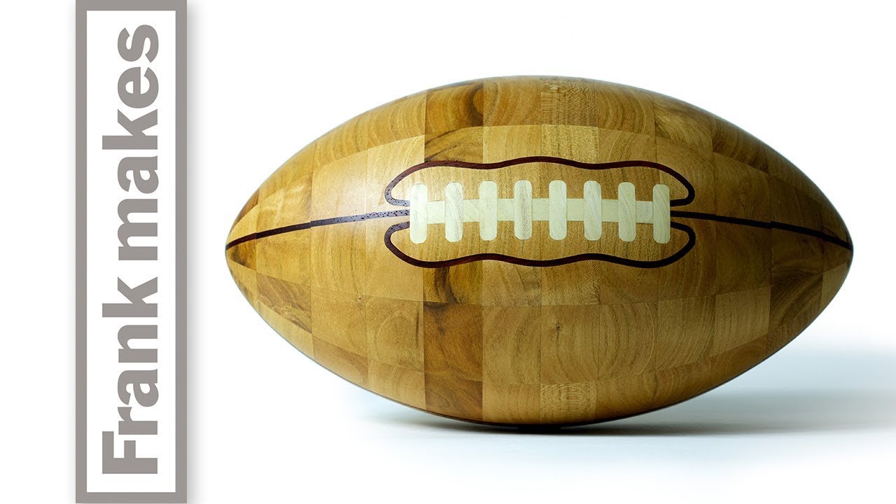 Wood Turning a Football