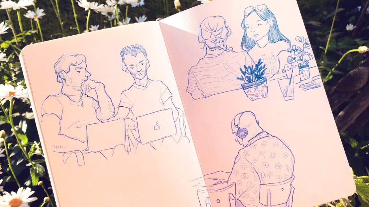 Let's go café sketching ✧˖°