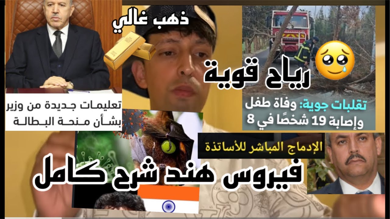 رياح مع وفيات؟ جديد منحة /الإدماج بدون تكوين؟ ارتفاع ذهب ! شرح مهم للفي-روس