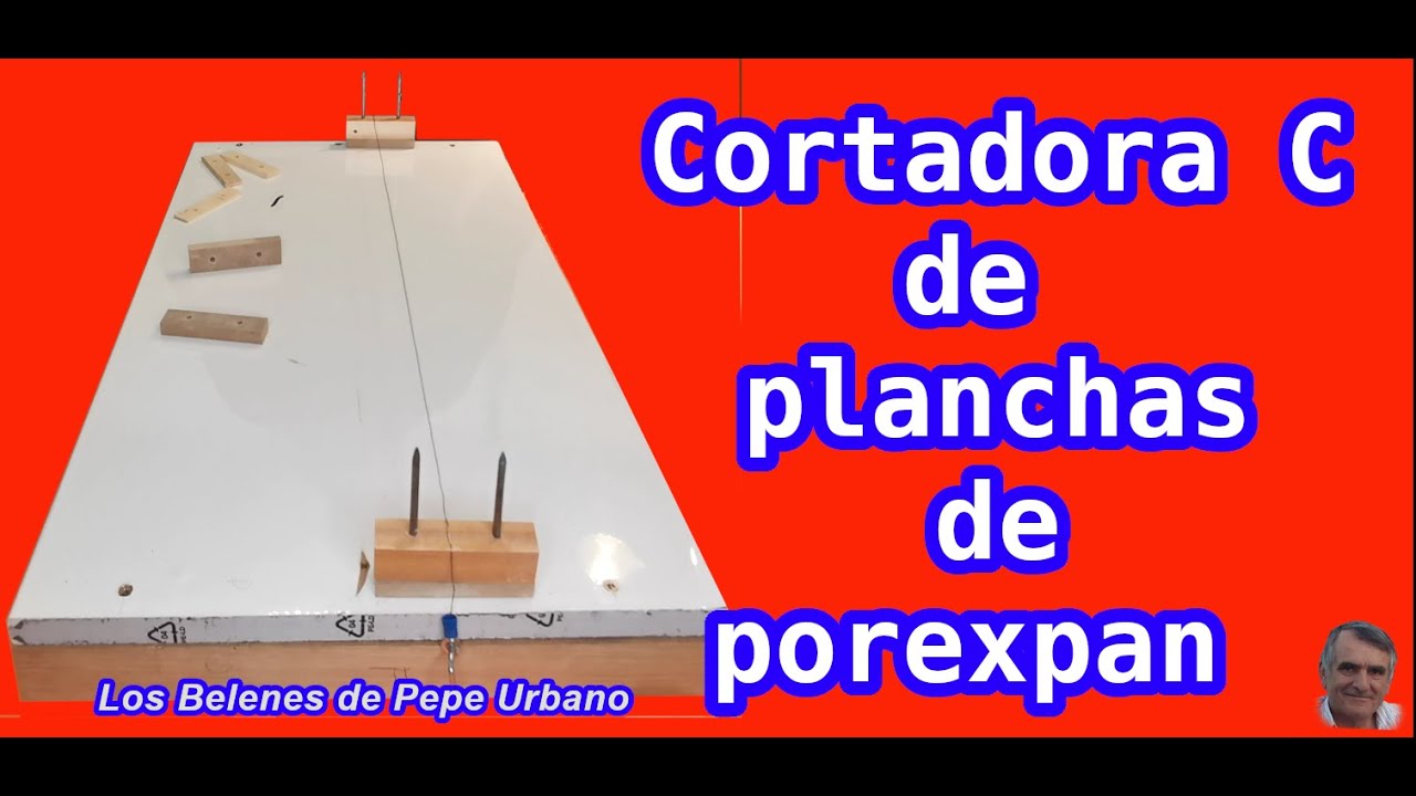 Cortadora C de planchas de porexpan