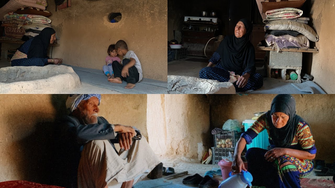 Traditional Arab nomads life in Iran . Verite documentary