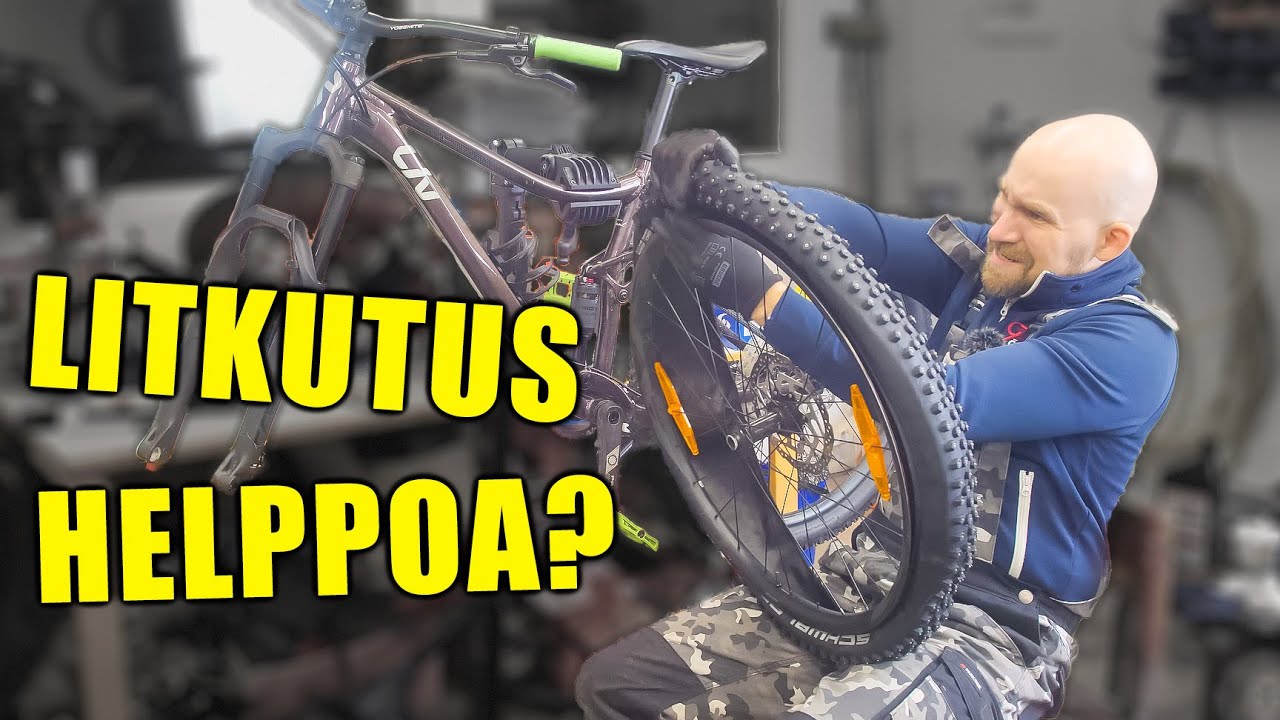 Tubeless nastarengas litkun kera, aikamoista touhua...