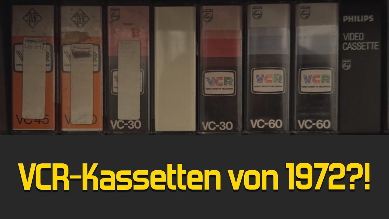 ReFind #042 - Sehr alte VCR Kassetten: Glück im Doppelpack!