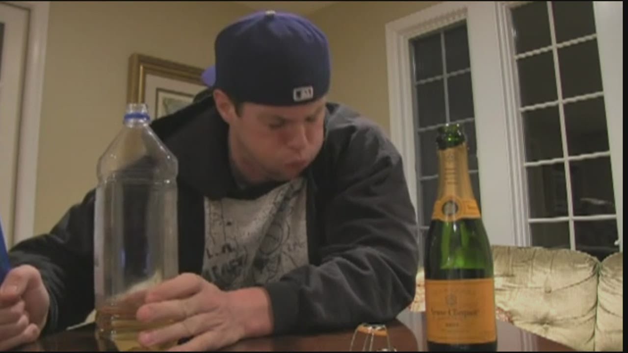 Warning against inhaling alcohol