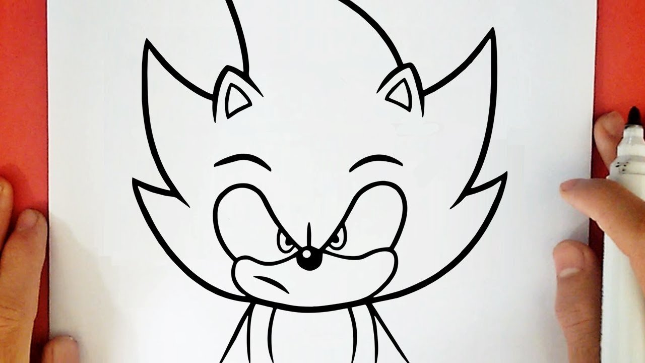 COMO DIBUJAR A SUPER SONIC