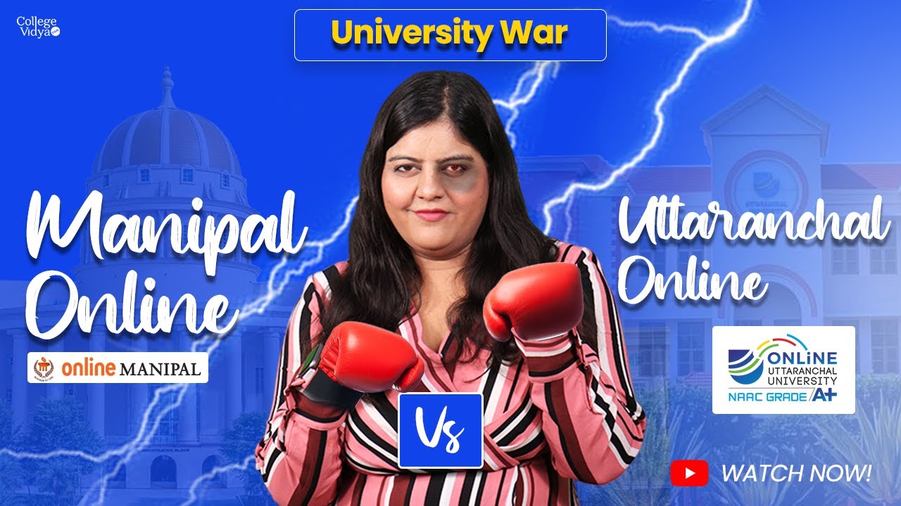 Manipal Online Vs Uttaranchal Online: University War 💯😭😡😭| Which is the best ?