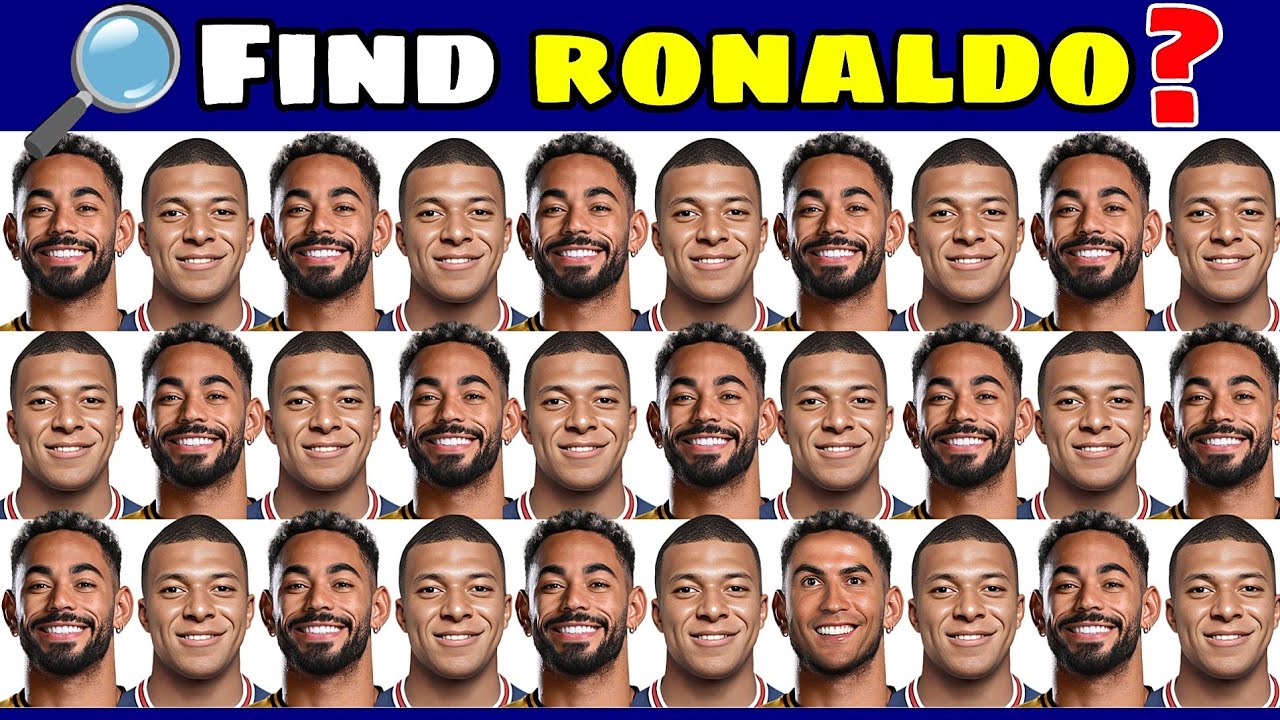 🤯 Where is Cristiano Ronaldo ? Guess The Correct Hair ⚽ Football Quiz Challenge 2026
