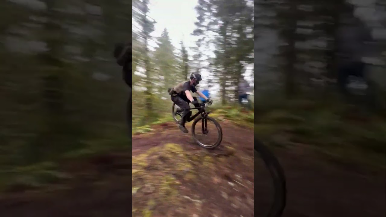 WARNING: Horrendous Crash - MTBer Collides With Tree🌲🚫