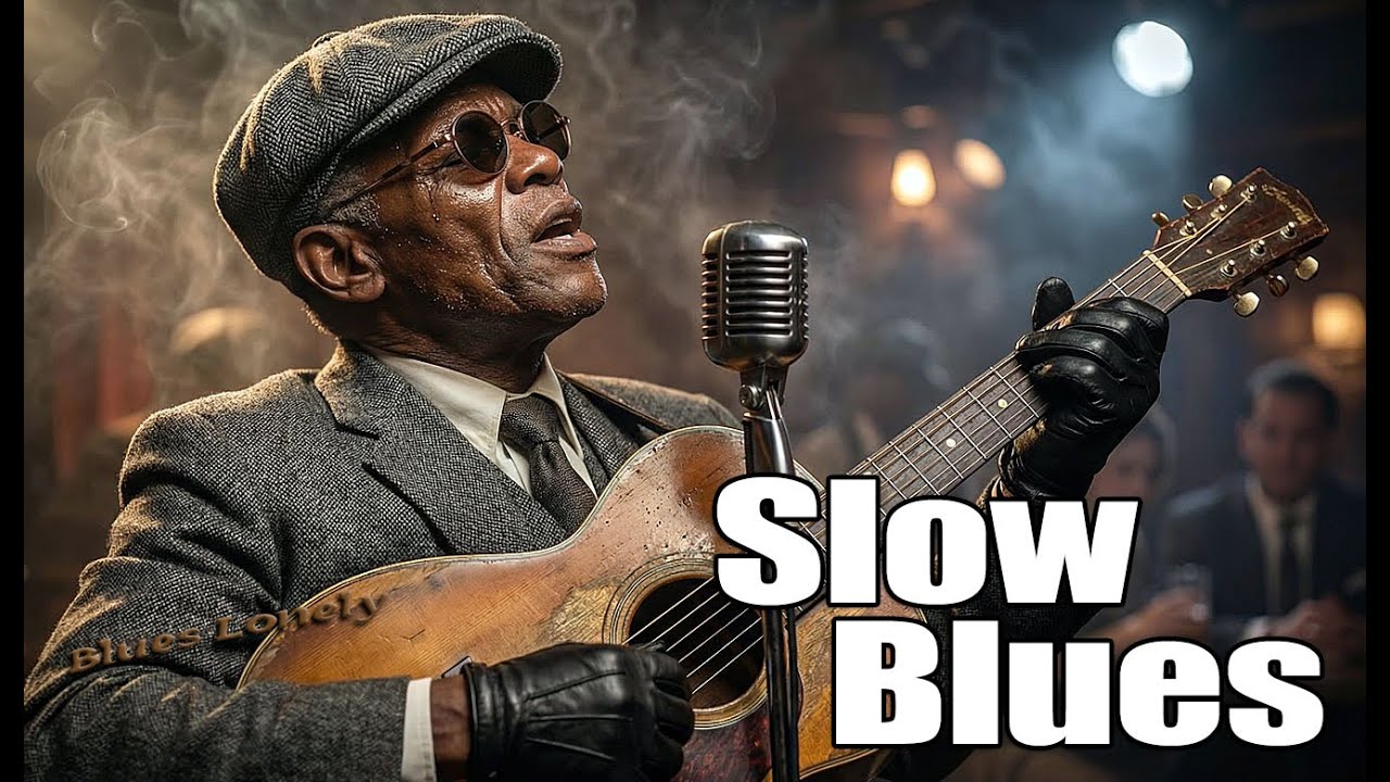 Blues Lonely | Slow Blues Session – Deep Bass & Electric Guitar