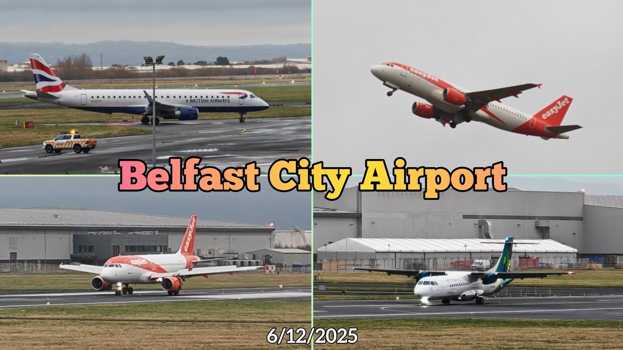 Planespotting at: Belfast City Airport - 6th December 2025