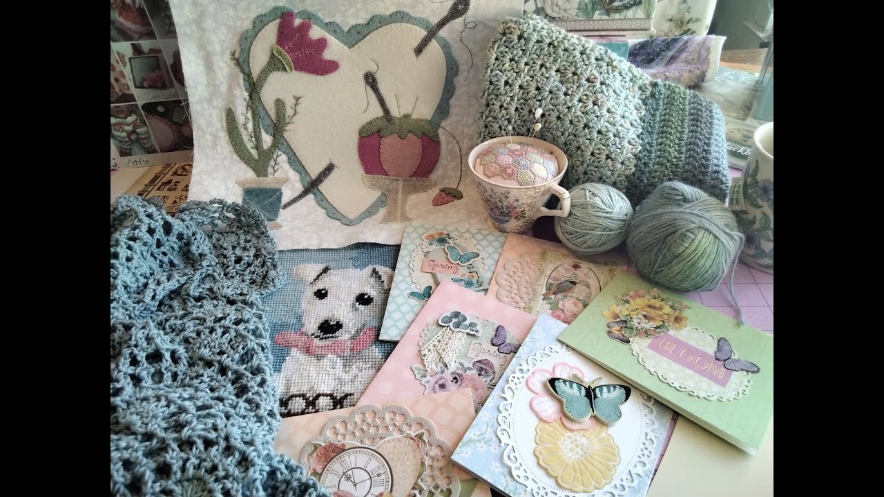 Mid March Flosstube/ Craft room Catch Up  :Part One(!)