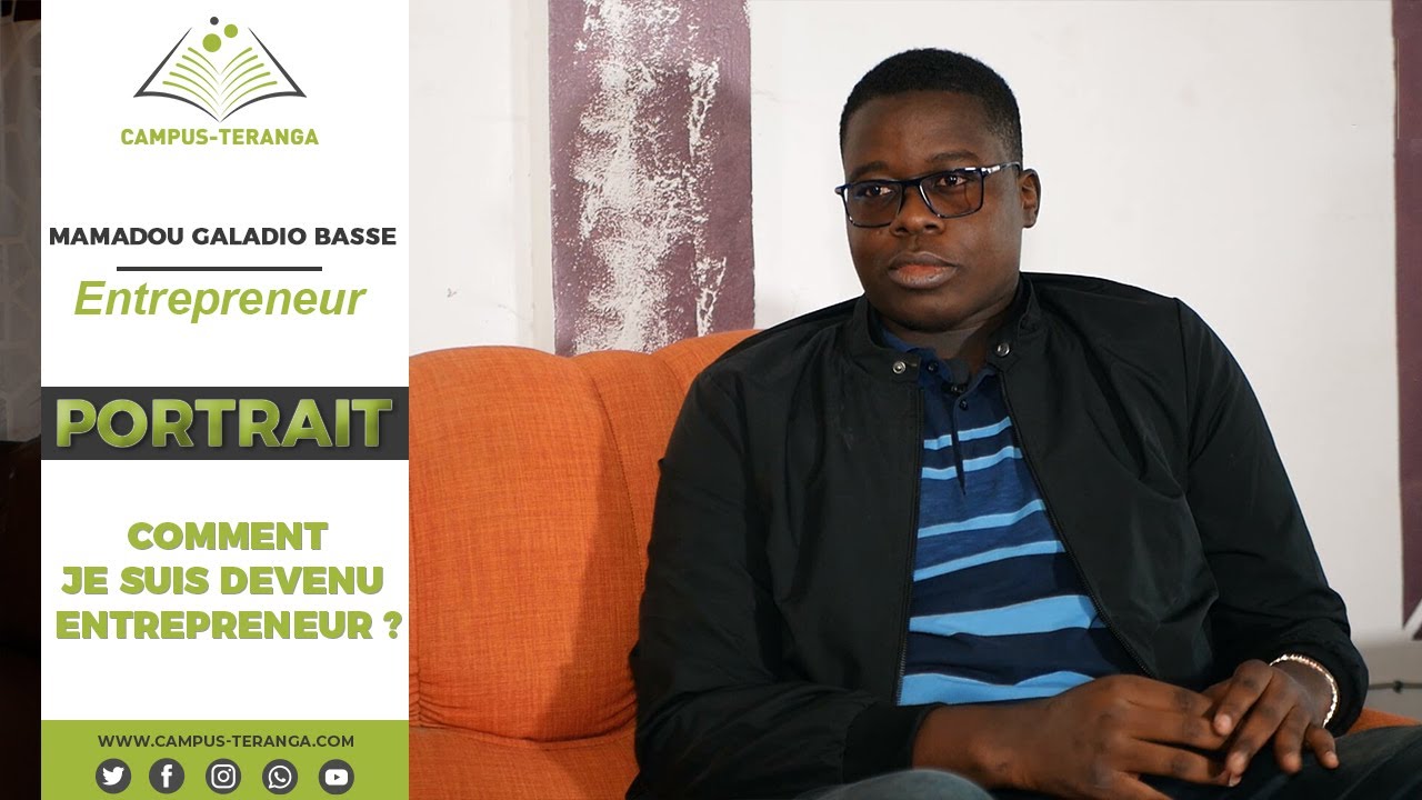 Avec la somme de 15. 000f, Galadio livre les secrets de sa réussite dans l'entrepreunariat