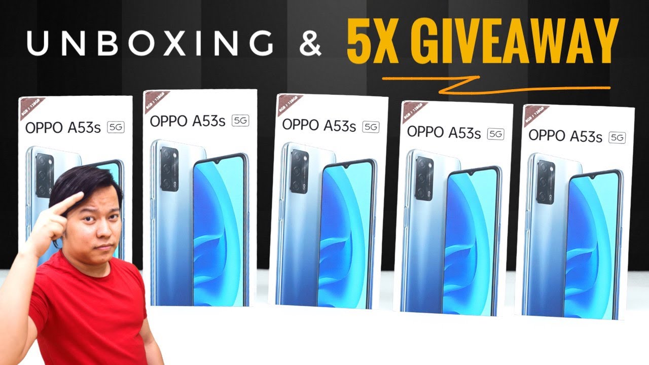 Unboxing New OPPO A53s 5G Phone  & 5x Giveaway ⚡ 5G Phone Under ₹15000 Sleekest & Affordable
