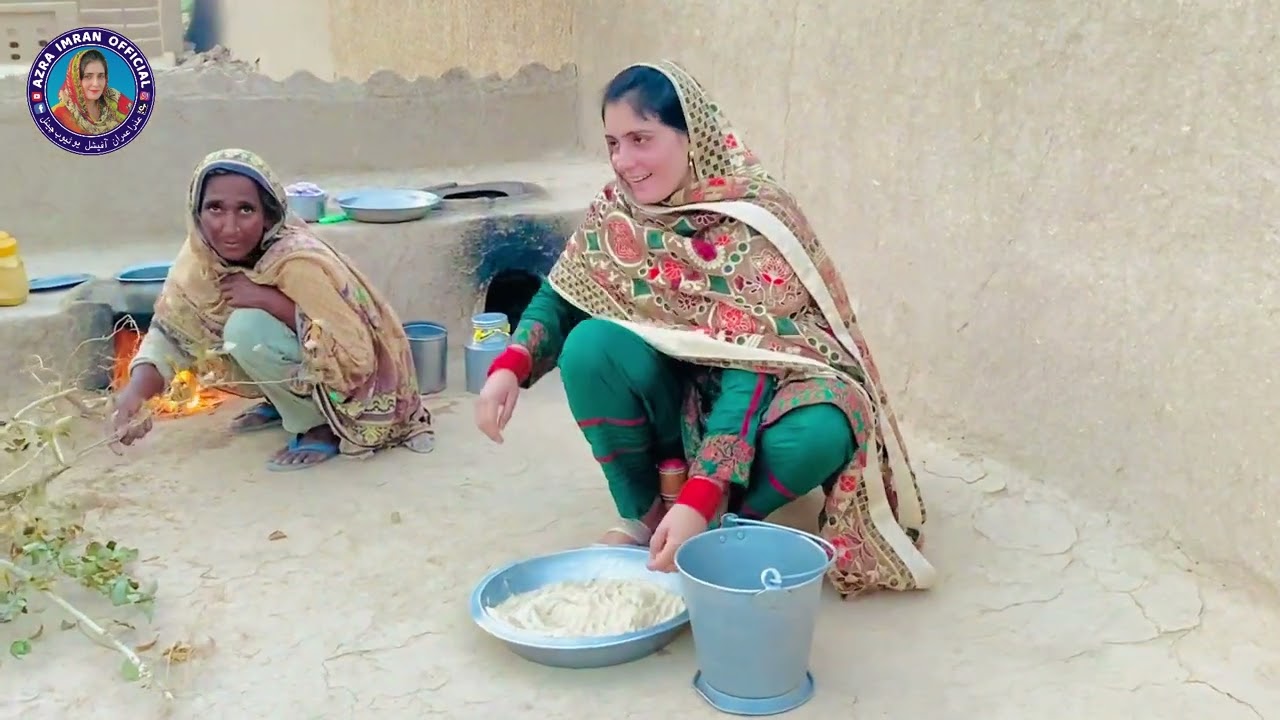 Cholistan Desert 🏜️ evening routine of strong 💪 ladies of desert 🏜️ || nice hospitality by them