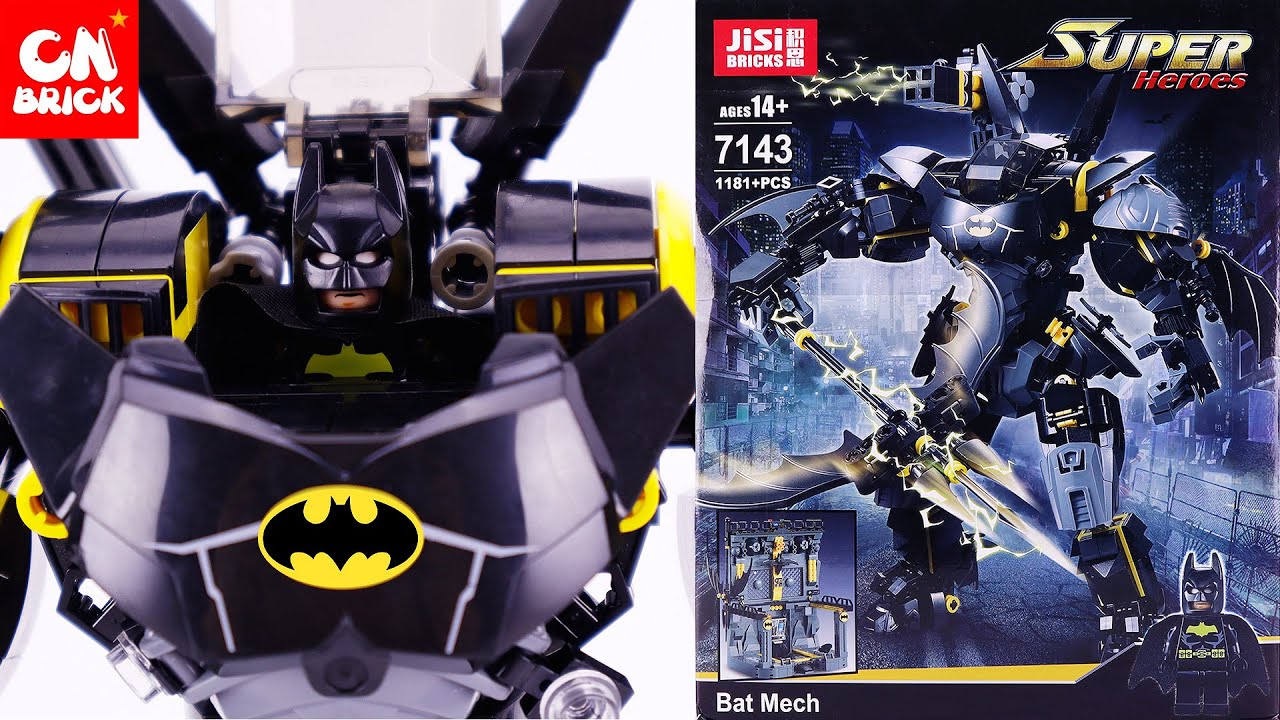 Unoffical LEGO BATMAN MECH 1181 PCS (SPEED BUILD) SETS  JISI BRICKS 7143 Unofficial lego lego videos