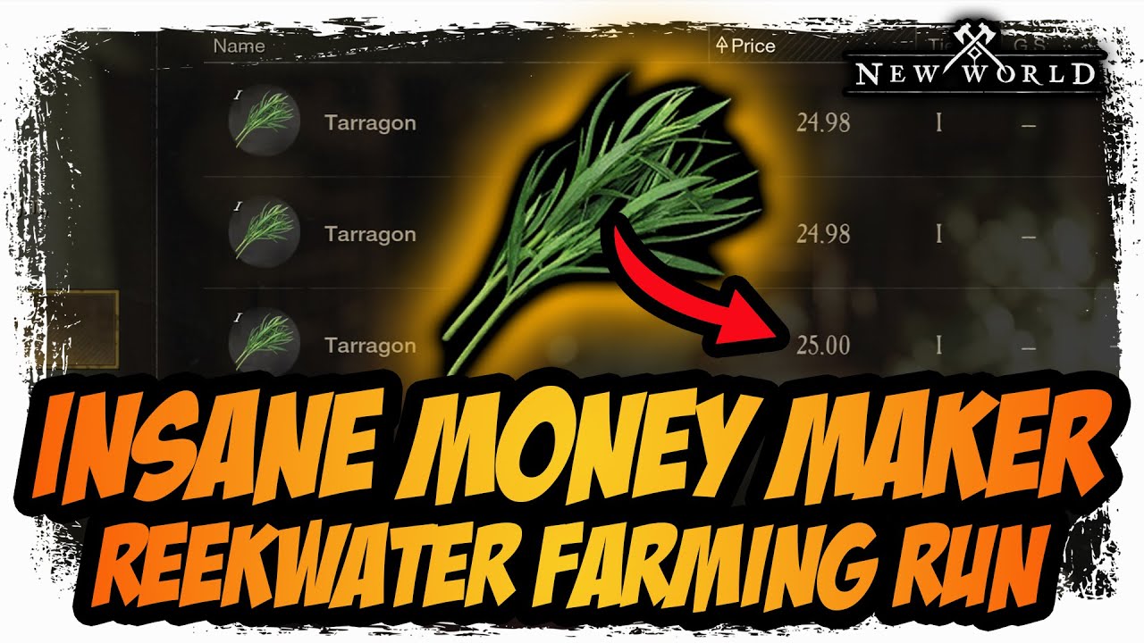 Insane money maker farm for Tarragon! | New World