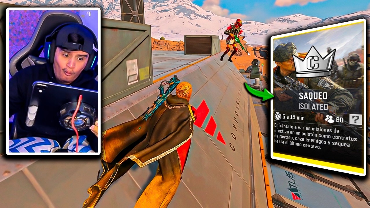 ENTRÉ A SAQUEO… Y ERA PEOR QUE ALCATRAZ 😨 | SOLO VS TRYHARDS COD MOBILE