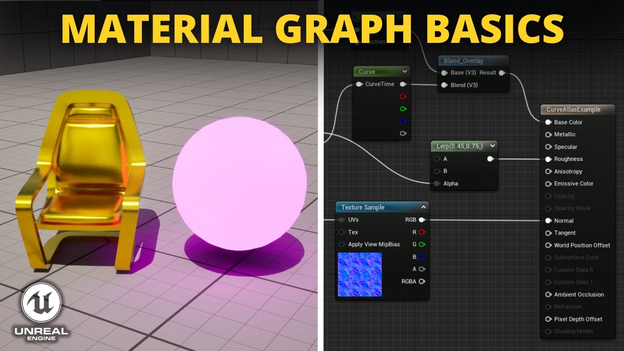 How To Make Your First Material in Unreal Engine 5 (Material Graph Basics)