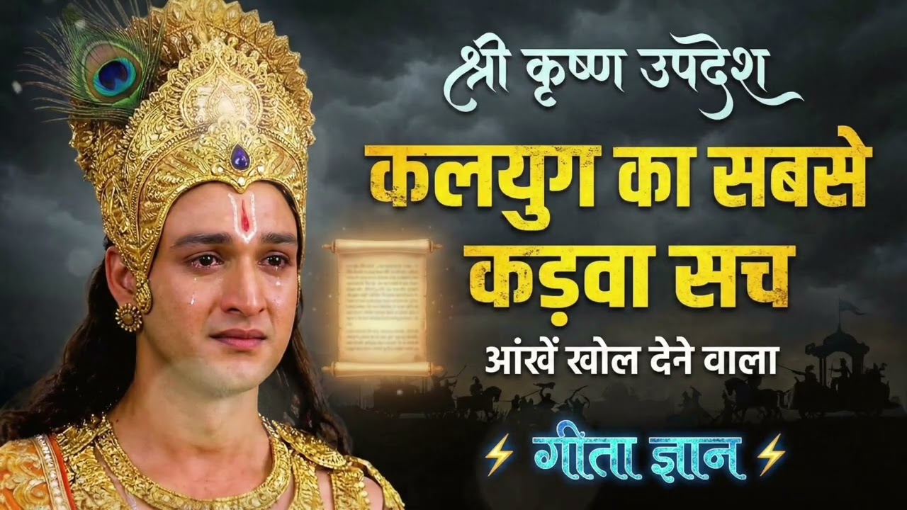 कलयुग का सबसे कड़वा सच | इसे सुनकर आपकी आंखें खुल जाएंगी | गीता उपदेश | Motivational Krishna Updesh