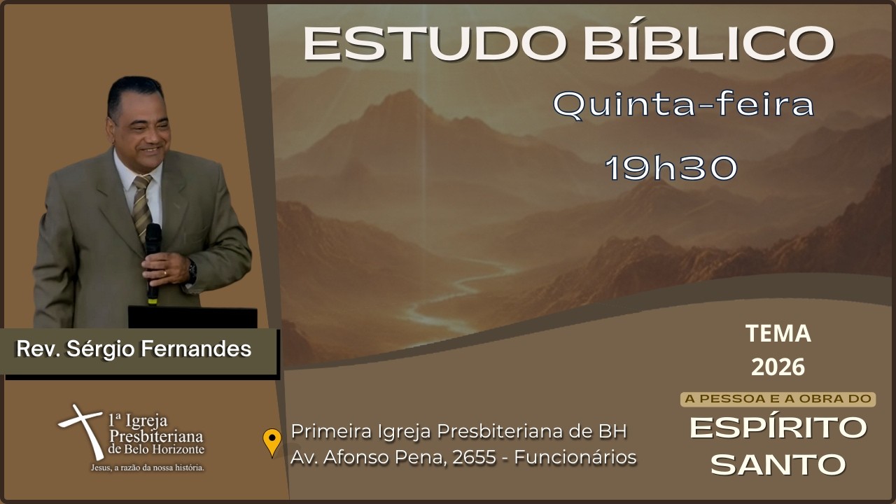 Estudo Bíblico - Rev. Sérgio Fernandes - 29/01/26