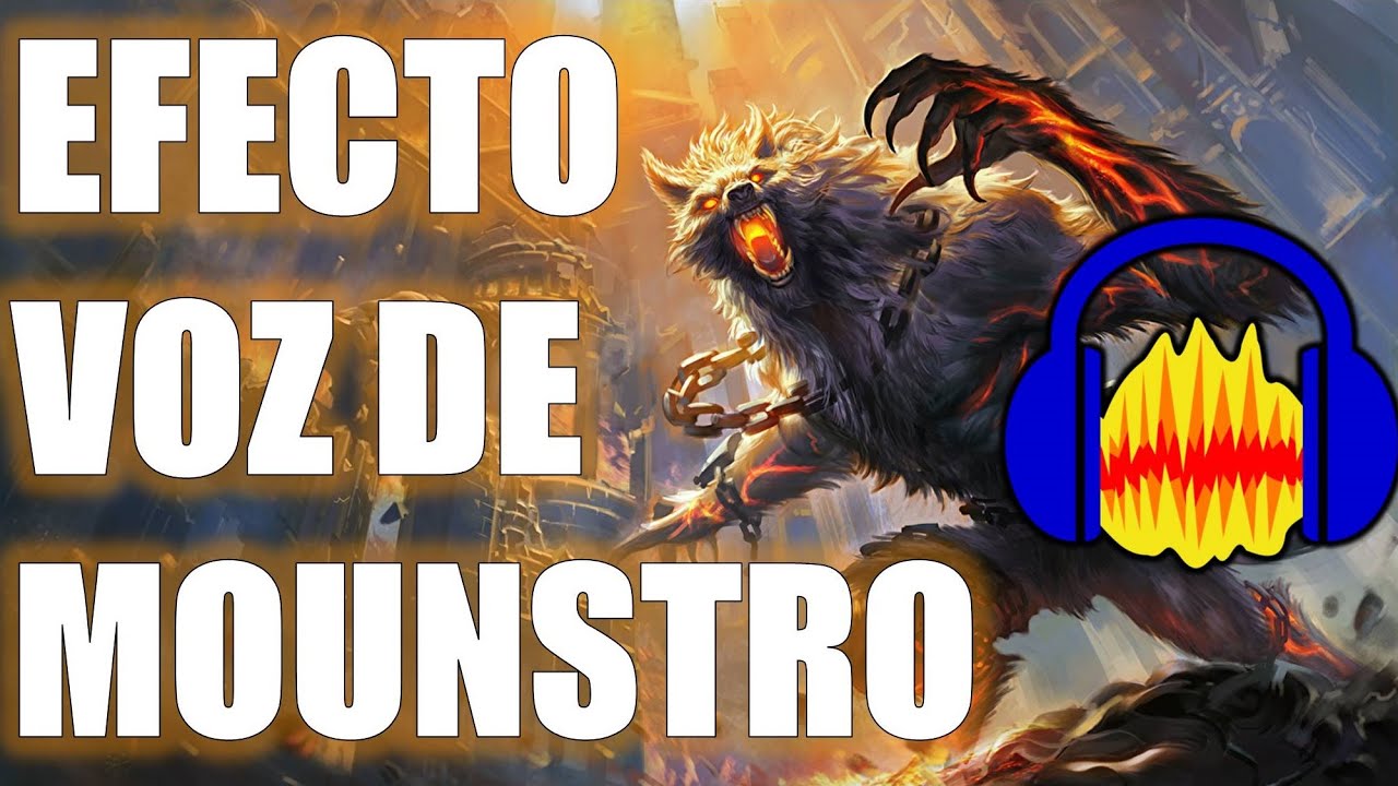 EFECTO VOZ DE MONSTRUO EN AUDACITY