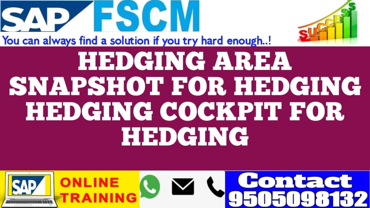 SAP FSCM TREASURY|| HEDGE MANAGEMENT|| HEDGING AREA||SNAPSHOT|| HEDGE MANAGEMENT COCKPIT