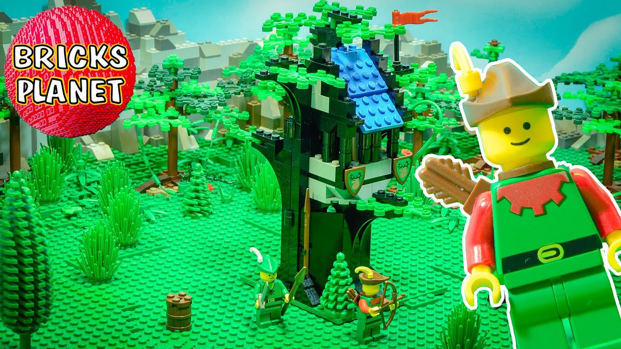 6054 Forestmens Hideout LEGO Castle - Stop Motion Review