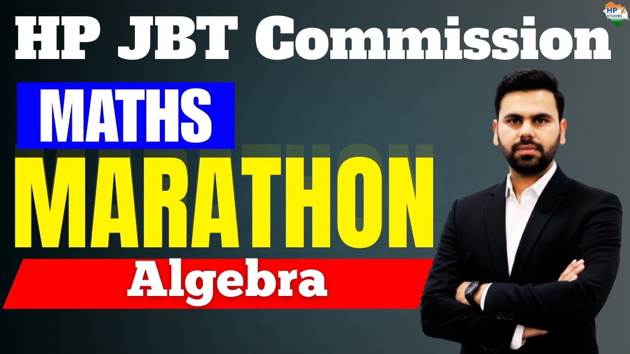 HP JBT Commission 2026 | Maths | MARATHON ( Class -3)| Revision Series #hpjbt #hpjbtcommission