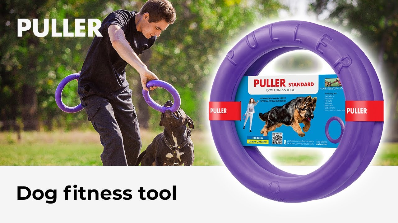 PULLER is an innovative dog fitness tool that consists of 2 rings!