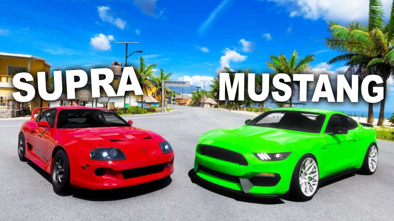 SUPRA vs MUSTANG! - Forza Horizon 5