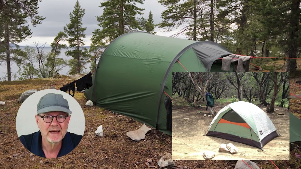 Lättpackning, om dubbelväggiga tält