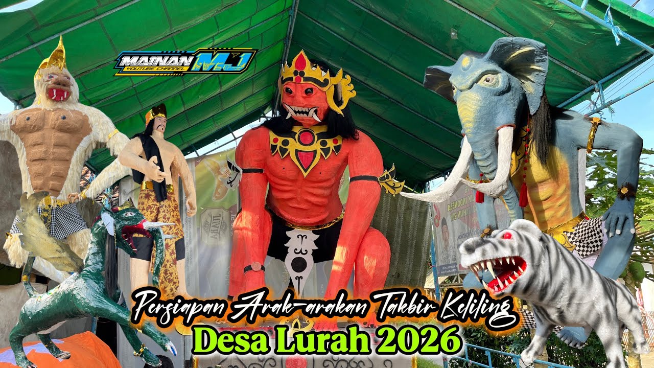 Persiapan Arak-arakan Desa Lurah 2026