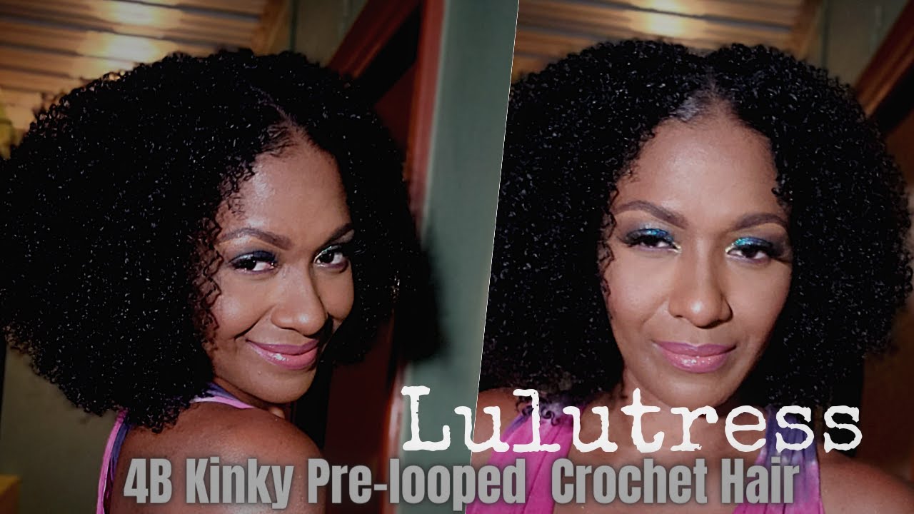 THIS IS MY HAIR!! 😱Lulutress 4B Kinky Crochet Hair| Pre-looped and pre-separated| Beginner Install