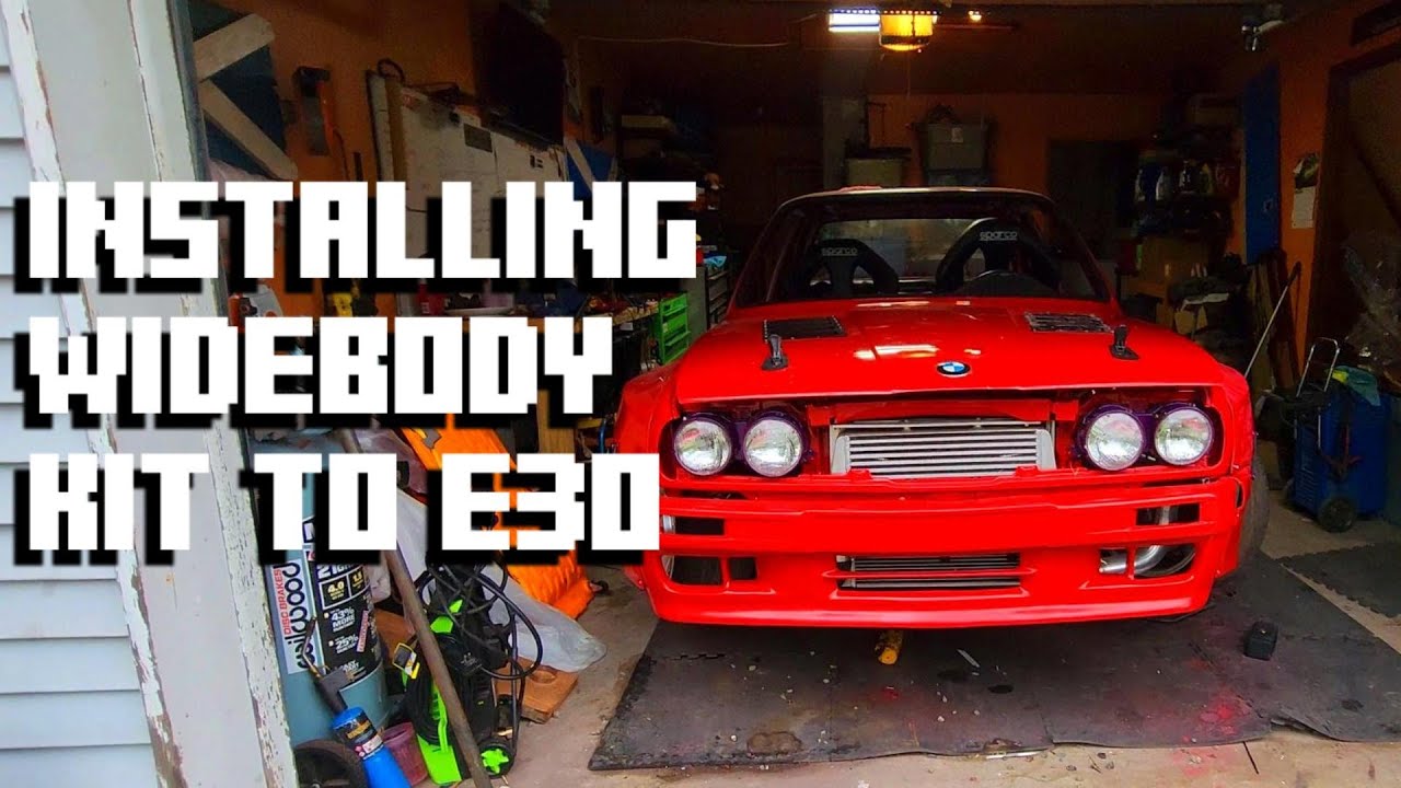 You Won’t Believe This E30 Transformation – WIDEBODY KIT INSTALLED!