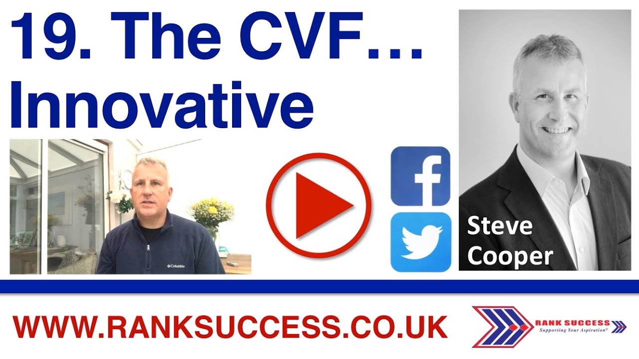 Police Promotion Success - Video 19 - DEMYSTIFYING CVF: WE ARE INNOVATIVE AND OPEN-MINDED