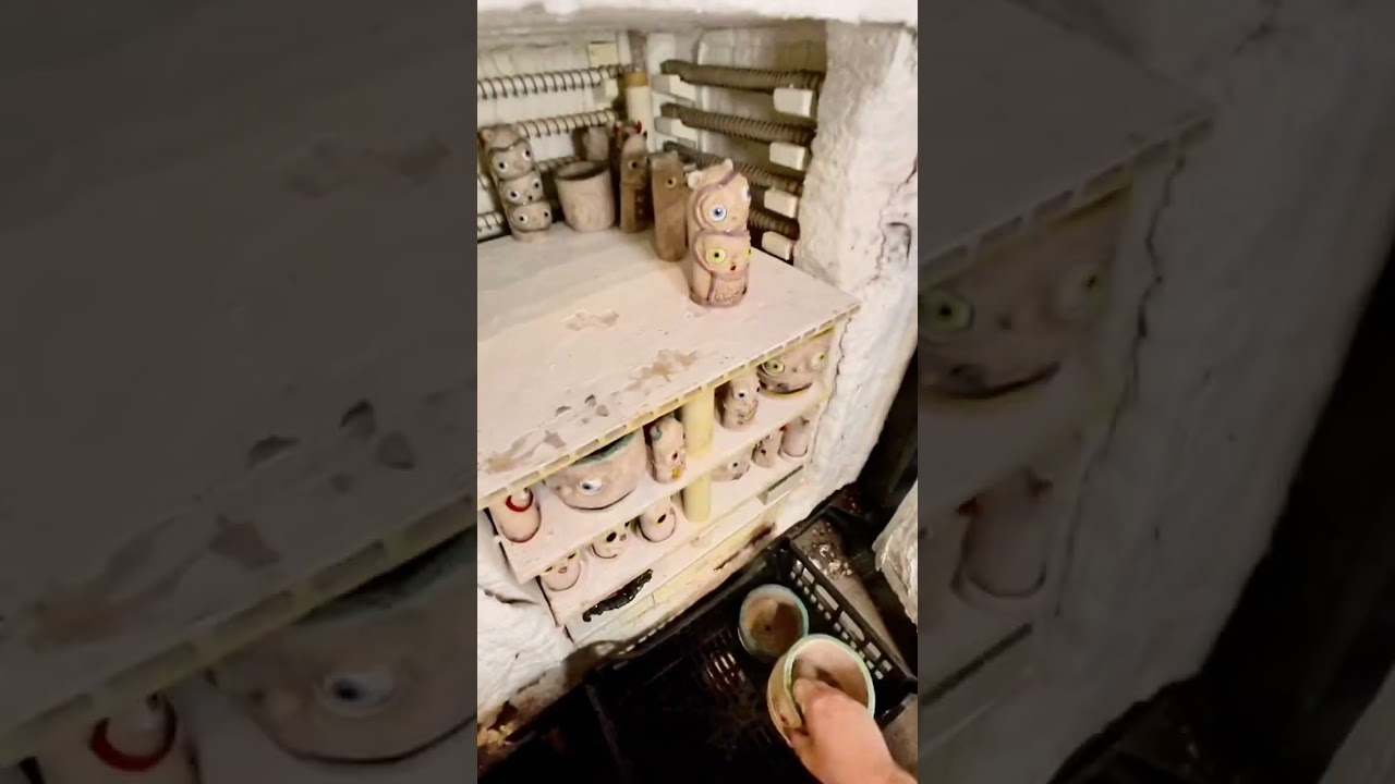 Opening the kiln   May 2025