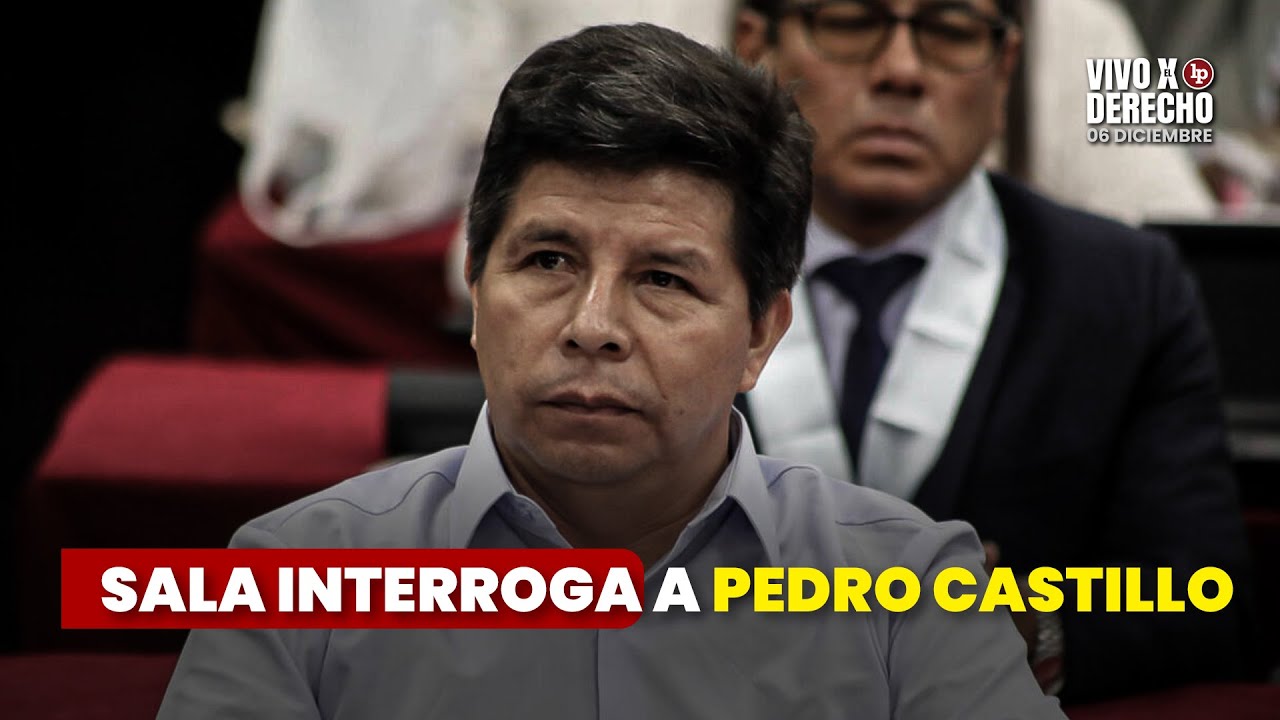 Juicio oral por rebeli&oacute;n: Sala interroga a Pedro Castillo