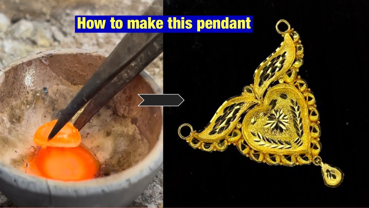 24k Gold Pendant Making | How Gold Mangalsutra is Made