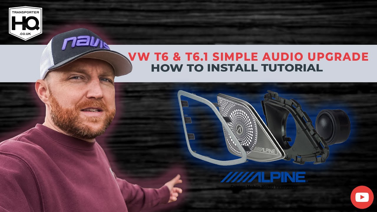 Модернизация динамиков и твитеров Alpine Audio T6 и T6.1 Plug and Play. Инструкция для VW Transpo...