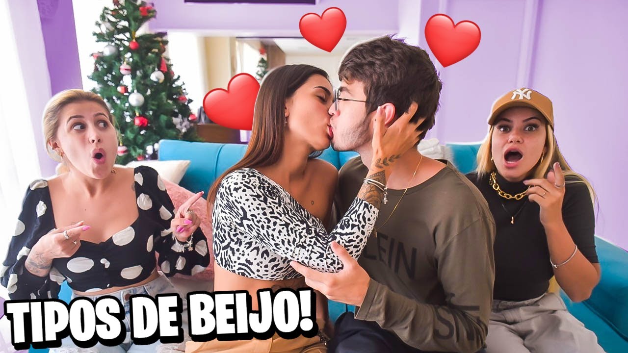 MINHAS AMIGAS DECIDIRAM O TIPO DE BEIJO!!