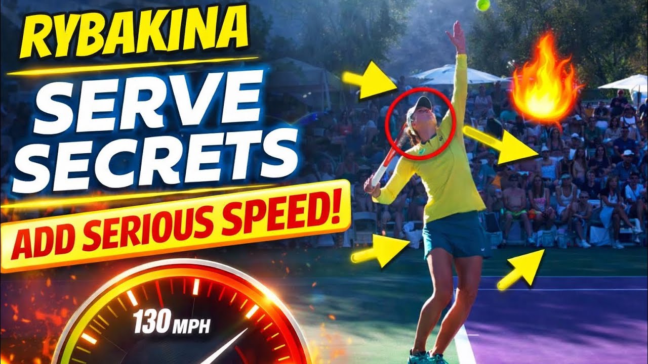 Elena Rybakina’s Serve Secrets: 4 Simple Fixes to Add Serious Speed