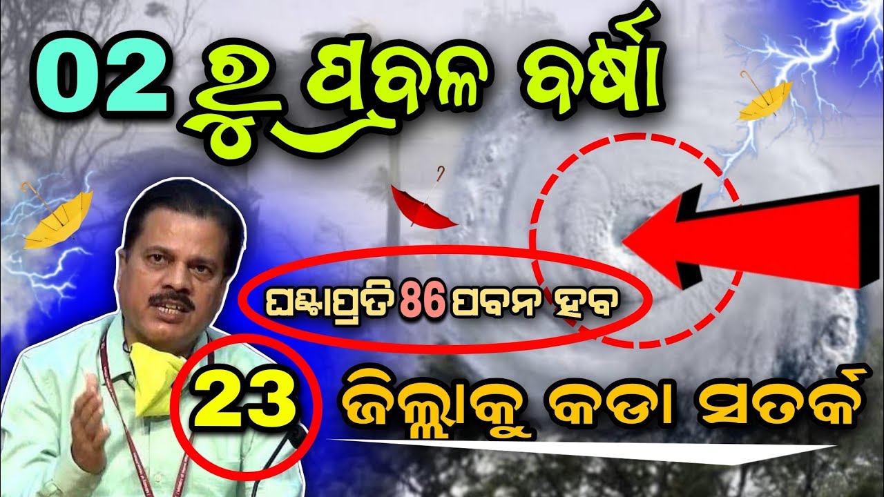 02 July | Ajira Panipaga Suchana| Rain Update Odisha | Today Odisha IMD Rainfall News | Panipaga