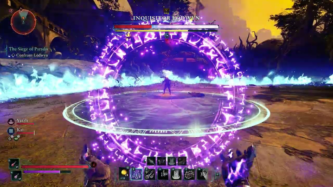 Avowed Final Battle Max. Difficult Inquisitor L&ouml;dwyn