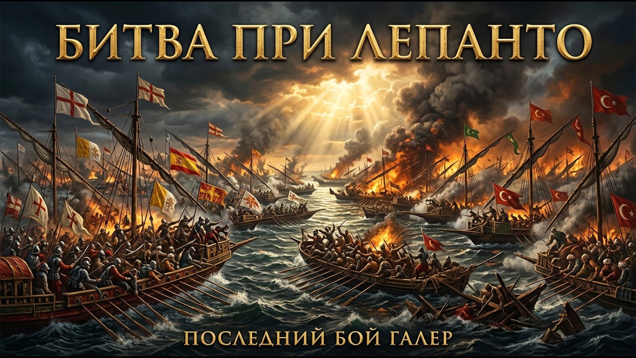 Битва при Лепанто: последний бой галер | 1571