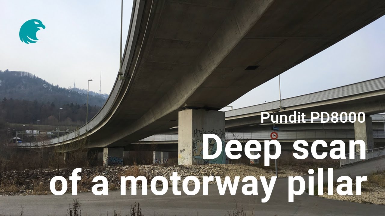 Deep scan of a motorway pillar | Pundit PD8000