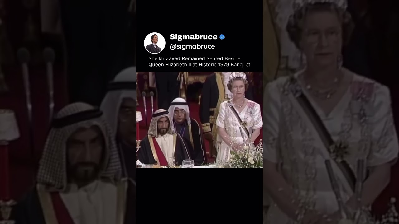 Sheikh Zayed&rsquo;s Iconic 1979 Moment 👑🇦🇪🇬🇧| Original Video Credits 🎥 @sigma_bruce via Instagram