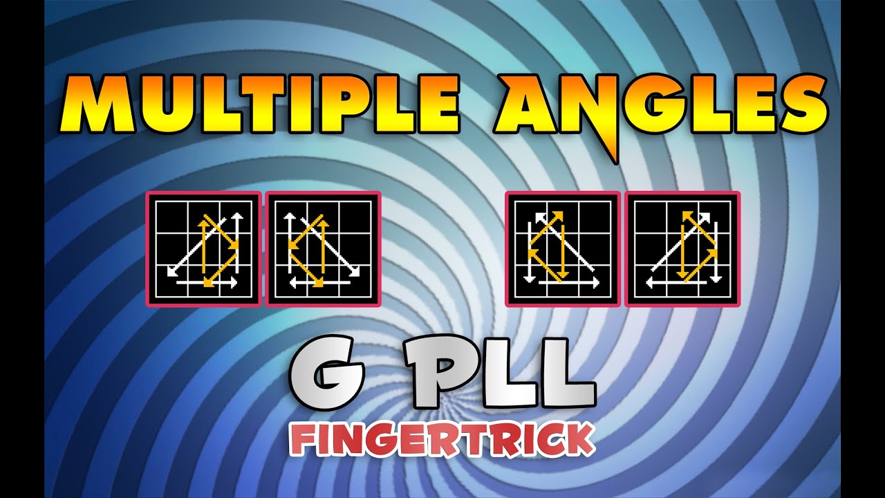 [FINGER TRICK] Gd PERM/PLL MULTIPLE ANGLES