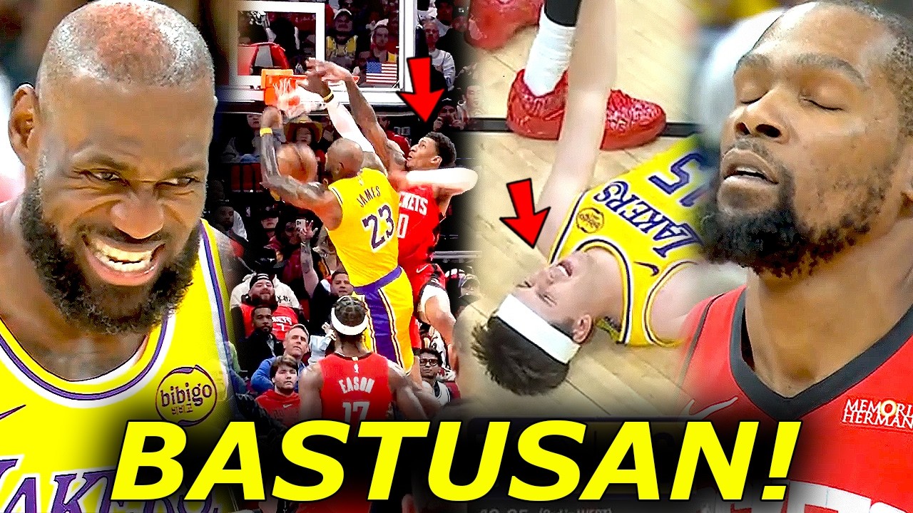 LeBron James dagger DUNK parang hindi 41 year old si LBJ, knockout si Reaves sa ginawa ni KD!