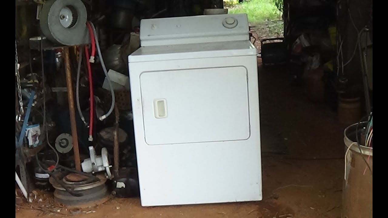 Scrapping out a Dryer for Copper Wire, Aluminum, and a little Brass