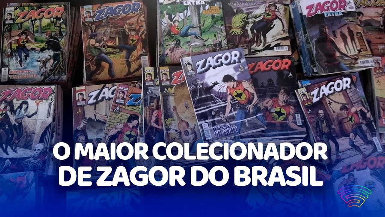 O maior colecionador de gibis Zagor do Brasil é de Ituporanga